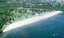 Luftaufnahme des Strandbades